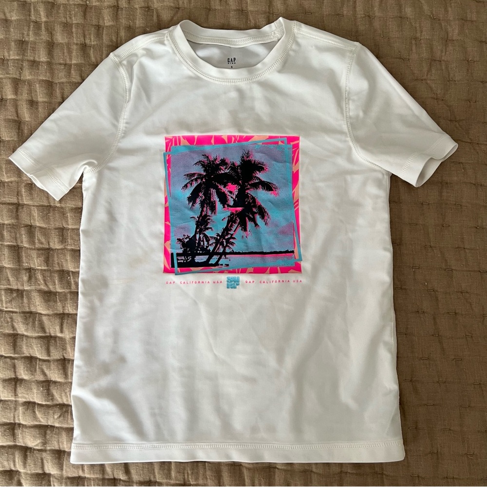 Gap Kids Swim Rushguard Tee Swim Top size Small